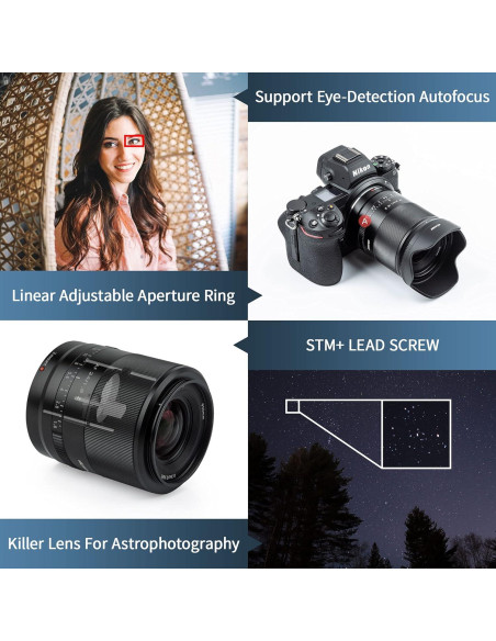 Lente VILTROX 24mm F1.8 Z para Cámaras Nikon Sin Espejo