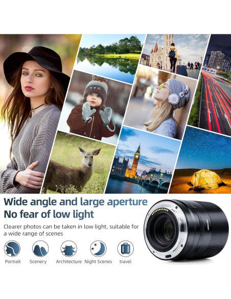 Lente VILTROX 24mm F1.8 Z para Cámaras Nikon Sin Espejo