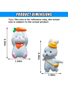 Clip de Aire Acondicionado DUSCOKE Conejo Bonito 2 Pcs 2
