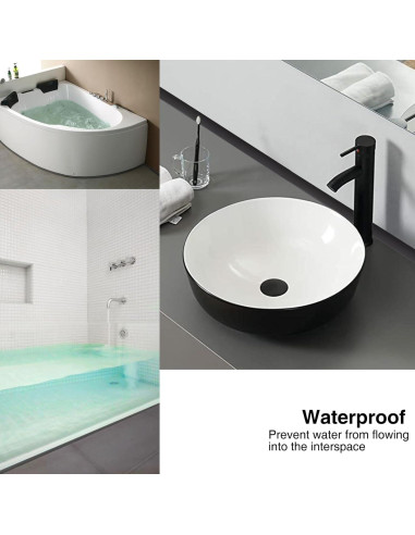 Moldura Flexible de Silicona VLKAVIVA 150 cm Negra Autoadhesiva