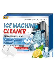 Limpiador Desincrustante para Máquina de Hielo Shantou 12 Tabletas