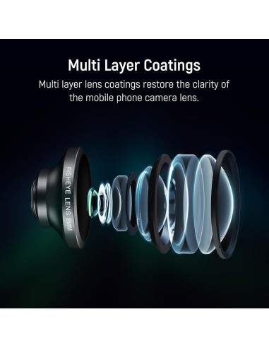 Lente Macro NEEWER HD 105mm para Teléfono con Adaptador 17mm
