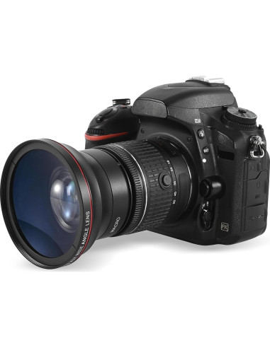 Lente Gran Angular 49mm HD Optura 0.43X con Macro para Canon