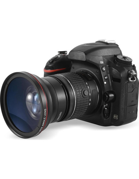 Lente Gran Angular 49mm HD Optura 0.43X con Macro para Canon Lente Gran Angular 49mm HD Optura 0.43X con Macro para Canon