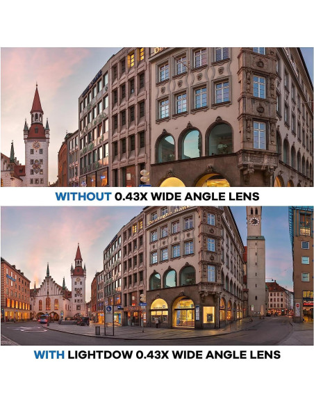 Lente Gran Angular 49mm HD Optura 0.43X con Macro para Canon Lente Gran Angular 49mm HD Optura 0.43X con Macro para Canon