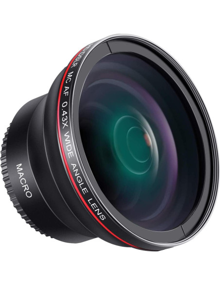 Lente Gran Angular 49mm HD Optura 0.43X con Macro para Canon Lente Gran Angular 49mm HD Optura 0.43X con Macro para Canon