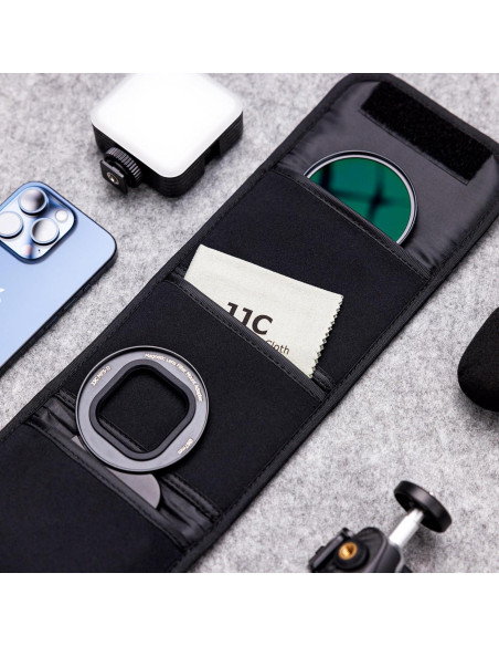 Adaptador de Filtro de Lente Magnético JJC 67mm para iPhone 16/15/14