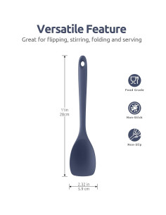 Espátula de Silicona U-Taste 27.94cm Resistente al Calor 315C 2