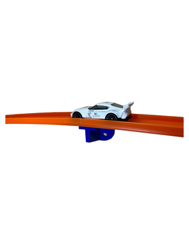 Soportes de Pared para Pistas Hotwheels - 4 Unidades Azul