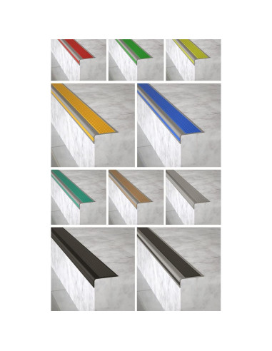 Protector de Bordes de Escalera LeongLzt 1.83m Antideslizante