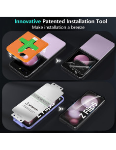 Kit de Protectores de Pantalla y Lente para Samsung Z Flip 5 2