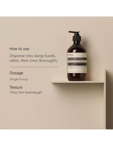 Jabón de Manos Aesop Resurrection 500mL con Aceites Naturales