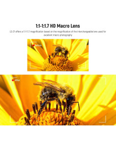 Lente Macro NEEWER 22mm con Adaptador para Cámaras Sony y Canon 2