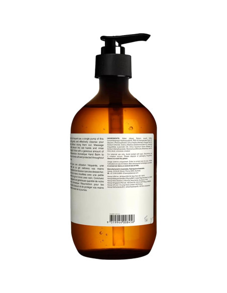 Jabón de Manos Aesop Resurrection 500mL con Aceites Naturales