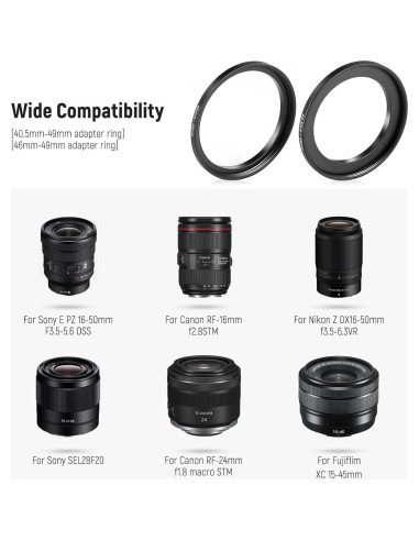 Lente Macro NEEWER 22mm con Adaptador para Cámaras Sony y Canon