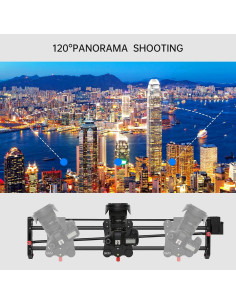 Deslizador de cámara motorizado GVM 80CM fibra de carbono 2