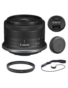 Lente Canon RF-S 10-18mm f/4.5-6.3 IS STM con Filtro UV