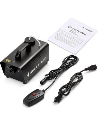 Máquina de Niebla Donner DFM-400S 400W con Control Remoto