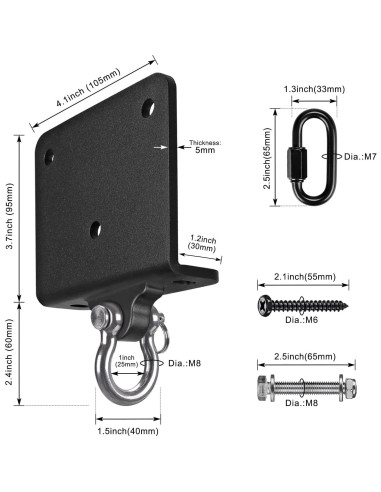Soporte para Saco de Boxeo BeneLabel BHDH-55 Acero 453kg