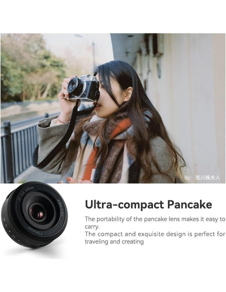 Lente Pancake TTArtisan 27mm F2.8 para Fujifilm X-Mount Lente Pancake TTArtisan 27mm F2.8 para Fujifilm X-Mount