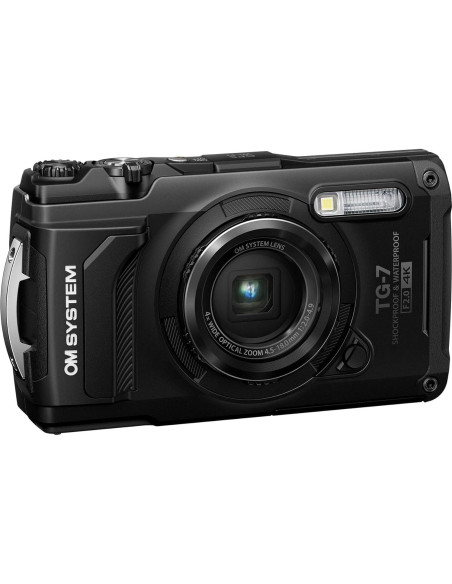 Cámara Submarina OM SYSTEM Tough TG-7 Negra 12MP 4K Impermeable
