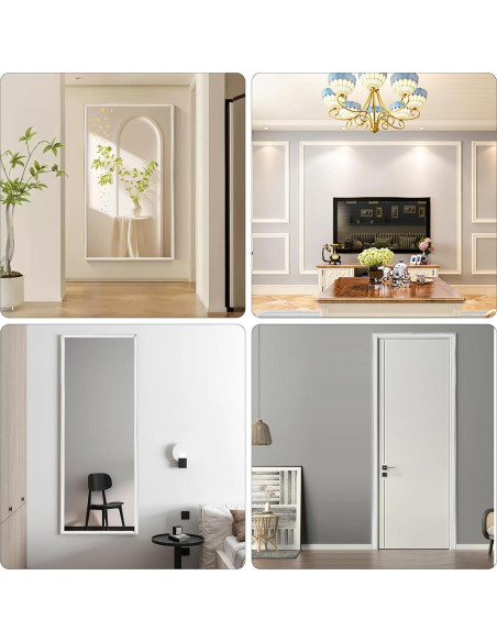 Moldura Autoadhesiva Flexible PVC Buulea 5m Blanco Decorativa