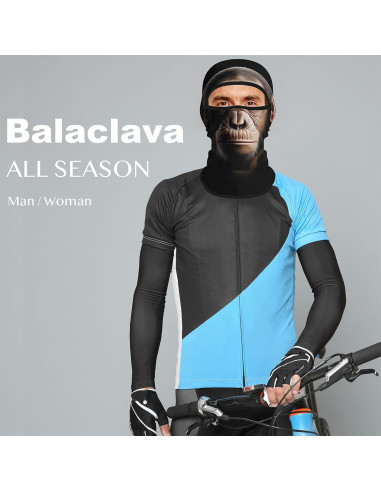 Máscara Facial Balaclava Obacle UPF 50% para Hombres y Mujeres