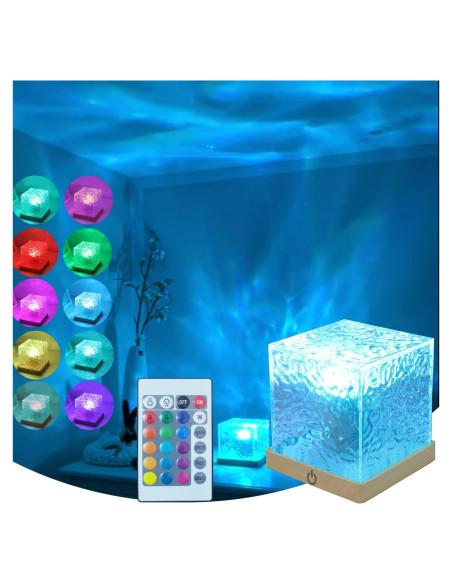 Proyector de Luz de Agua Baibaiba - Lámpara Oceánica 16 Modos
