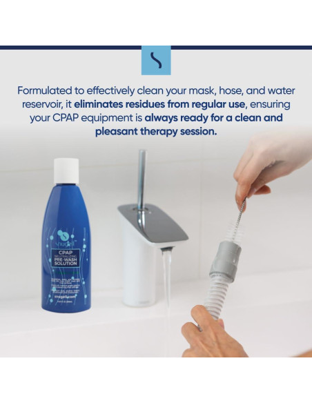 Limpiador CPAP Snugell 238ml Aroma Cítrico - Neutraliza Olores