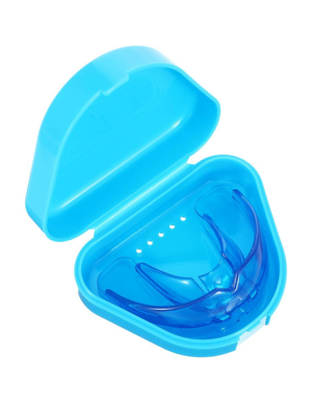 Protector Bucal Deportivo COMNICO Juvenil Transparente Azul