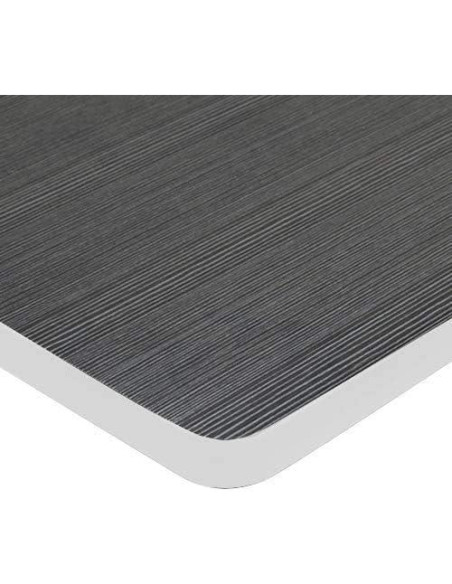 Moldura T Plástica Blanca Edge Supply 12 Pies 5/8"