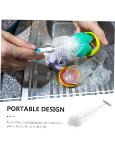 Cepillo Limpiador de Botellas y Tazas DEARMAMY - 31cm 2