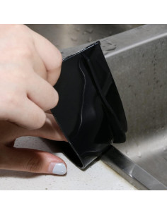 Cubierta de Espacio Cocina Silicona CozyKit 53.3cm Negro (2 Piezas) 2