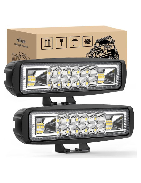 Nilight Pods LED 60W 15.24 cm Luz de Niebla para Off Road