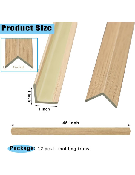 12 Protectores de Esquinas de Pared TRAIN2 ART 114.3 cm L 12 Protectores de Esquinas de Pared TRAIN2 ART 114.3 cm L