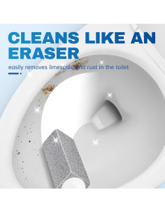 Cepillo de Inodoro Vacplus - 2 Piezas de Piedra Pómez Ecológica 2