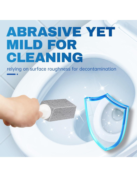 Cepillo de Inodoro Vacplus - 2 Piezas de Piedra Pómez Ecológica