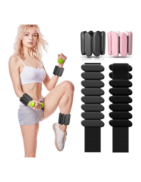 Conjunto de Pesas Ajustables para Muñeca y Tobillo Nousagra 0.45 kg