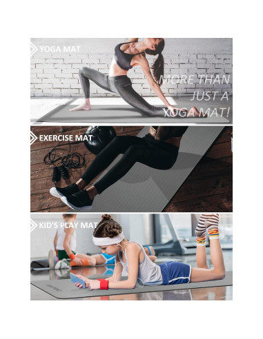 Esterilla de Yoga BEAUTYOVO TPE Antideslizante 182.88x60.96cm