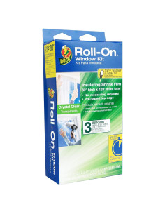 Kit de Película Aislante Duck Brand Roll-On 3 Ventanas PVC