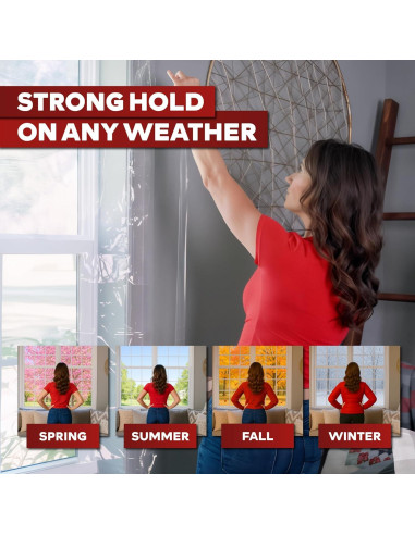 Cinta de Sellado de Ventanas XFasten 50.8mm x 27.43m Transparente