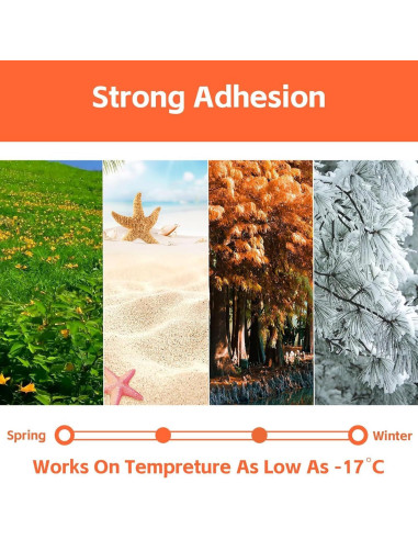 Cinta de Sellado de Ventanas Bruiefpap 5 cm x 10.06 m Transparente