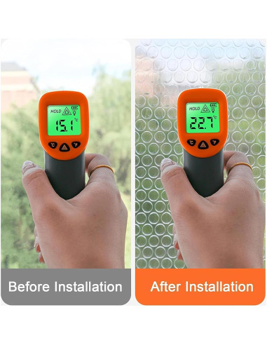 Kit de Aislamiento Térmico de Ventanas Jinyangkeji 80x120cm