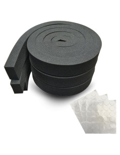 3 Rollos Cinta de Aislamiento de Espuma AKLVBL 5.08cm x 1.98m