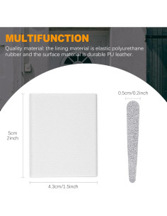 CoguZed 10 Sellos de Esquinas para Puertas Aislamiento Acústico 2