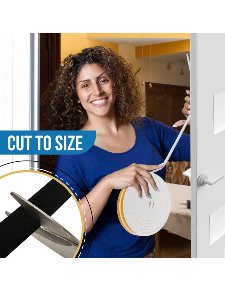 Cinta de Sellado Autoadhesiva Dualplex 9.14m Espuma EVA Blanca