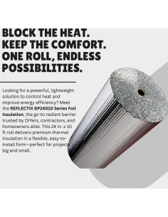Aislante Reflectante Reflectix 61 cm x 3 m - Doble Burbuja 2