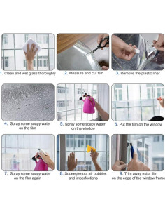 Película de Seguridad Adhesiva Queenbox 50x300cm Protección UV 2