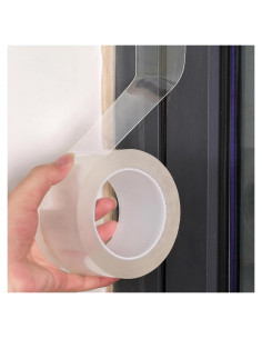 Cinta de Sellado de Clima Transparente ZZJMCH 3.05 cm x 4.88 m