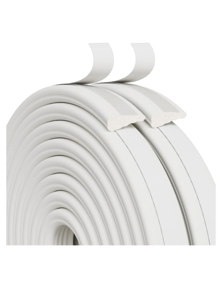 Burlete Aislante Vannesse 196" Blanco para Puertas y Ventanas